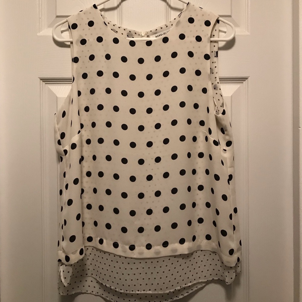Polka-Dot Blouse